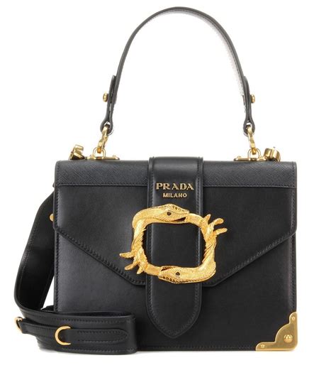 a prada cahier animalier bag